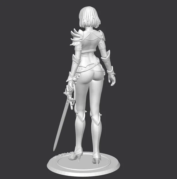 Cha Hae-in (Solo Leveling) – Mẫu 3D figure Hunter S-Rank 150mm - Image 2