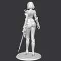 Cha Hae-in (Solo Leveling) – Mẫu 3D figure Hunter S-Rank 150mm - Thumbnail 2