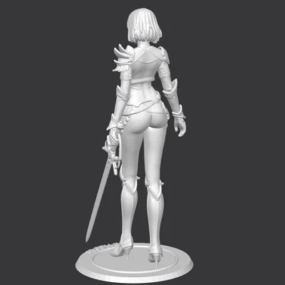 Cha Hae-in (Solo Leveling) – Mẫu 3D figure Hunter S-Rank 150mm