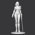 Cha Hae-in (Solo Leveling) – Mẫu 3D figure Hunter S-Rank 150mm - Thumbnail 3