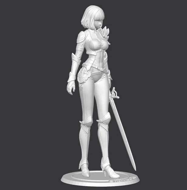 Cha Hae-in (Solo Leveling) – Mẫu 3D figure Hunter S-Rank 150mm - Image 4