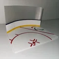 Mô hình sân khúc côn cầu 3D (Hockey Rink) trang trí bàn làm việc - Thumbnail 2