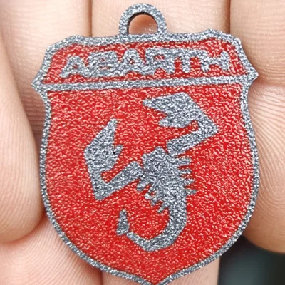 Móc khóa logo Abarth hai mặt cá tính cho xe Fiat và tín đồ tốc độ