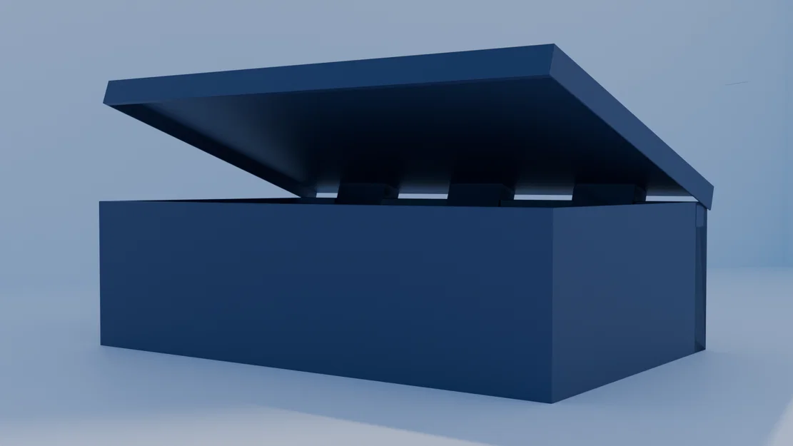 Hộp lưu trữ in 3D 100% không cần hardware (không nam châm/ốc/keo) - Image 1