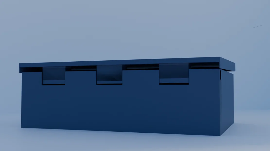 Hộp lưu trữ in 3D 100% không cần hardware (không nam châm/ốc/keo) - Image 2