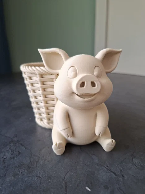 Chậu cây Heo Dễ Thương (Cute Pig Planter) - Image 2