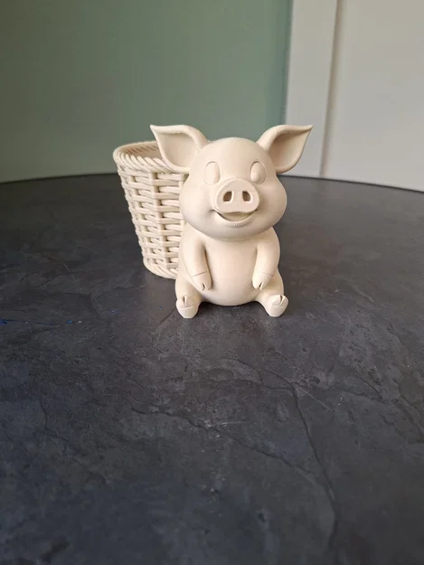 Chậu cây Heo Dễ Thương (Cute Pig Planter) - Image 3