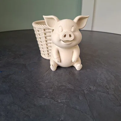 Chậu cây Heo Dễ Thương (Cute Pig Planter)