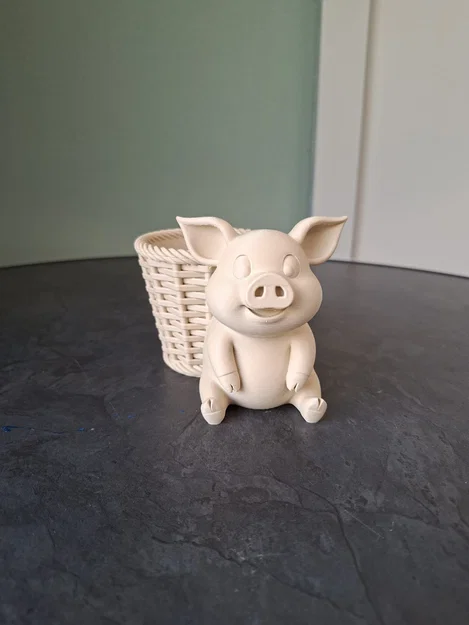 Chậu cây Heo Dễ Thương (Cute Pig Planter) - Image 4