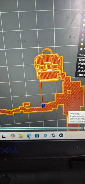 Móc khóa FNAF hình nhân vật Purple Guy hóa thân bà lão in 3D - Image 1