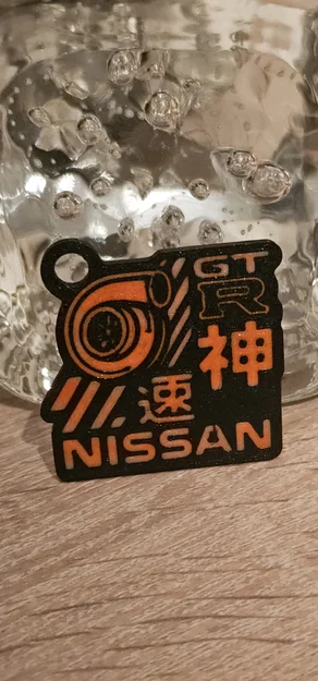 Móc khóa NISSAN JDM – Bản Drift 90s (Cảm hứng Silvia/GT-R) - Image 1