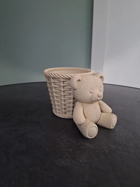 Chậu Cây Gấu Bông Dễ Thương (Cute Teddy Bear Planter) - Image 5