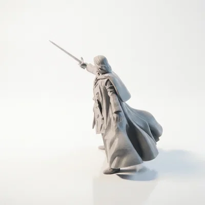 Tượng Aragorn (Lord of the Rings) - Mẫu 3D Printable STL