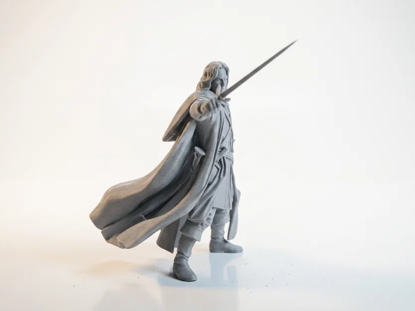 Tượng Aragorn (Lord of the Rings) - Mẫu 3D Printable STL - Image 4