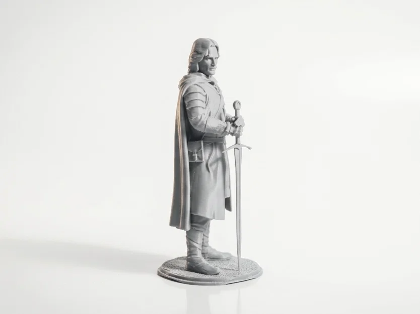 Tượng Aragorn (Lord Of The Rings) - Mẫu 3D Printable (STL) - Image 3