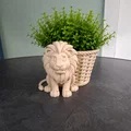 Chậu Trồng Cây Sư Tử Dễ Thương (Cute Lion Planter) - Thumbnail 1