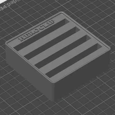 Khay lưu trữ 4 Heroclip chuẩn hệ thống Gridfinity gọn gàng
