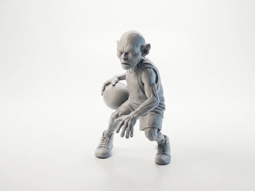Tượng Smigle Bóng Rổ Lord of the Rings - STL 3D Printable - Image 1