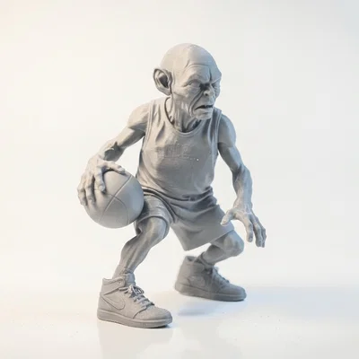 Tượng Smigle Bóng Rổ Lord of the Rings - STL 3D Printable