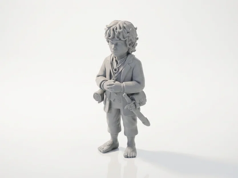 Tượng Frodo (Chúa Nhẫn) 3D Printable - File STL In 3D - Image 1