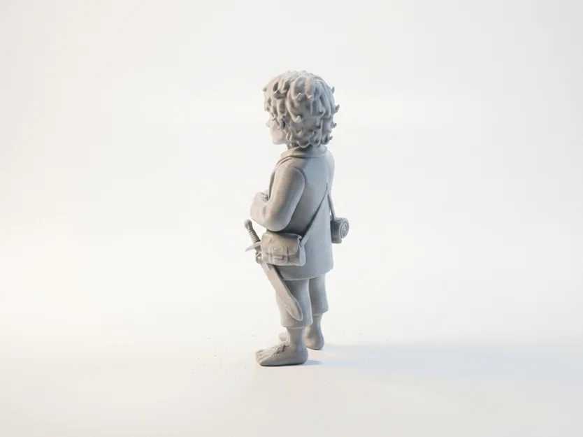 Tượng Frodo (Chúa Nhẫn) 3D Printable - File STL In 3D - Image 3