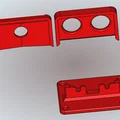 HC-SR04 wallmount - casted (Vỏ treo tường đổ nhựa acrylic) - Thumbnail 2