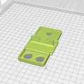 HC-SR04 wallmount - casted (Vỏ treo tường đổ nhựa acrylic) - Thumbnail 4