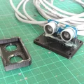 HC-SR04 wallmount - casted (Vỏ treo tường đổ nhựa acrylic) - Thumbnail 6