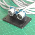 HC-SR04 wallmount - casted (Vỏ treo tường đổ nhựa acrylic) - Thumbnail 11