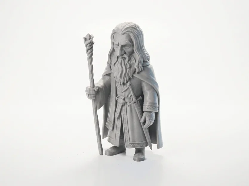Tượng Gandalf Chúa Tể Những Chiếc Nhẫn - Mẫu In 3D (STL) - Image 1