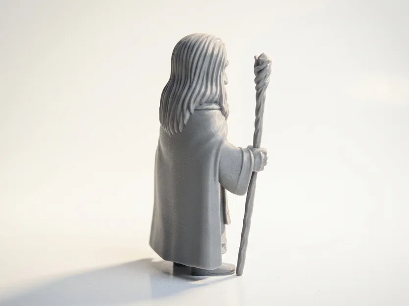 Tượng Gandalf Chúa Tể Những Chiếc Nhẫn - Mẫu In 3D (STL) - Image 4