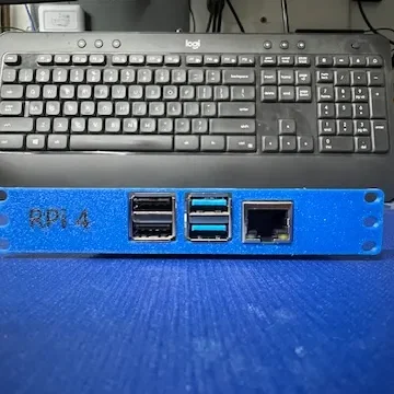 Ngàm gắn Raspberry Pi 4 cho tủ rack Mini Lab Rax 1U