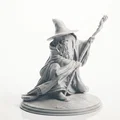 Tượng Pháp Sư Gandalf (Lord of the Rings) 3D Printable - File STL - Thumbnail 1