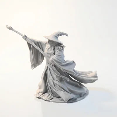 Tượng Gandalf Pháp Sư (Lord of the Rings) 3D Printable