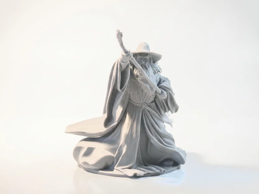 Tượng Gandalf Pháp Sư (Lord of the Rings) 3D Printable - Image 3