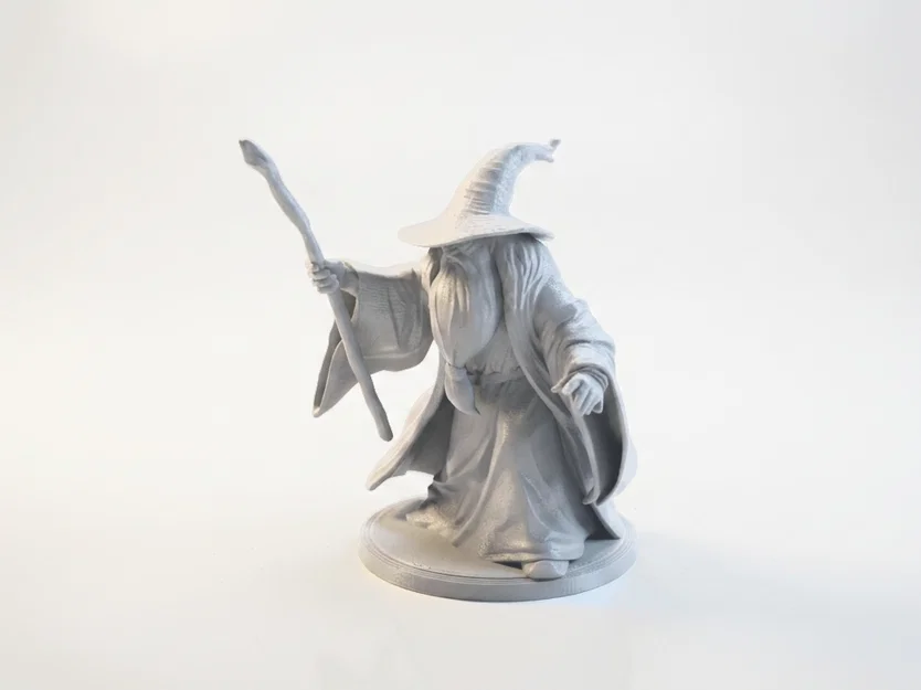 Tượng Gandalf Pháp Sư Lord of the Rings – Mẫu 3D Printable (STL) - Image 1