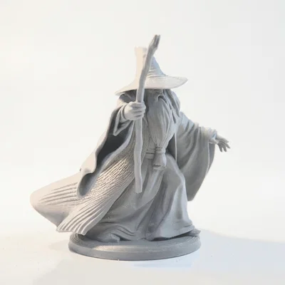 Tượng Gandalf Pháp Sư Lord of the Rings – Mẫu 3D Printable (STL)