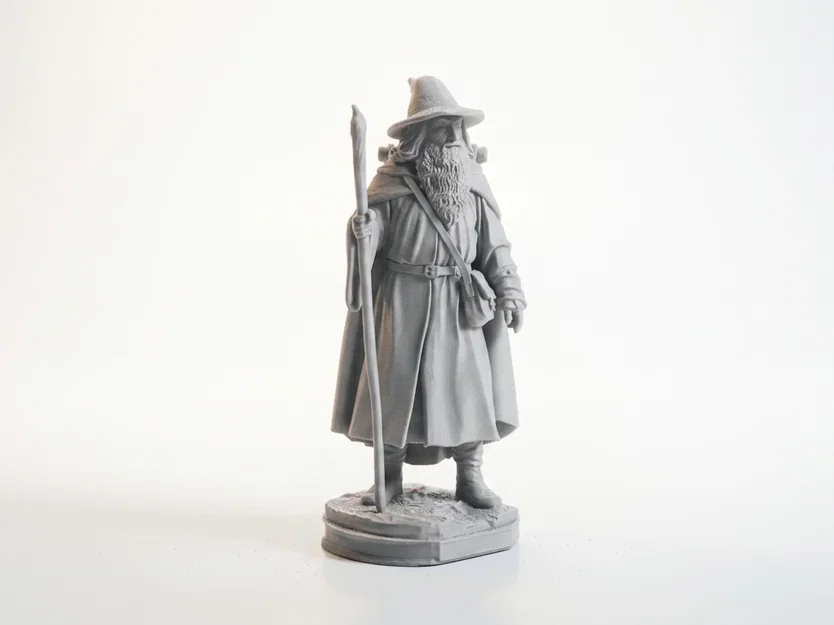 Tượng Gandalf Xám (Lord of the Rings) - File In 3D STL - Image 1