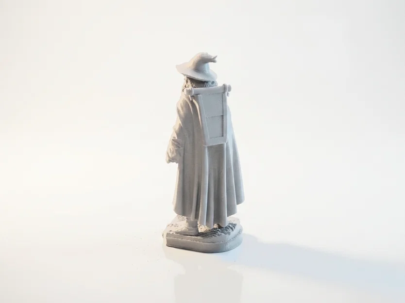 Tượng Gandalf Xám (Lord of the Rings) - File In 3D STL - Image 2