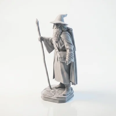 Tượng Gandalf Xám (Lord of the Rings) - File In 3D STL