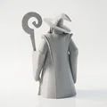 Tượng Geo Gandalf Chúa Tể Những Chiếc Nhẫn – Mẫu 3D Printable STL - Thumbnail 3