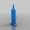 Flux Dispenser - Ống tiêm in 3D hoàn toàn (Fully 3D printable) - Thumbnail 1