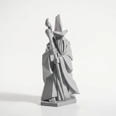 Tượng Geo Gandalf Pháp Sư LOTR – File 3D In Được (STL)