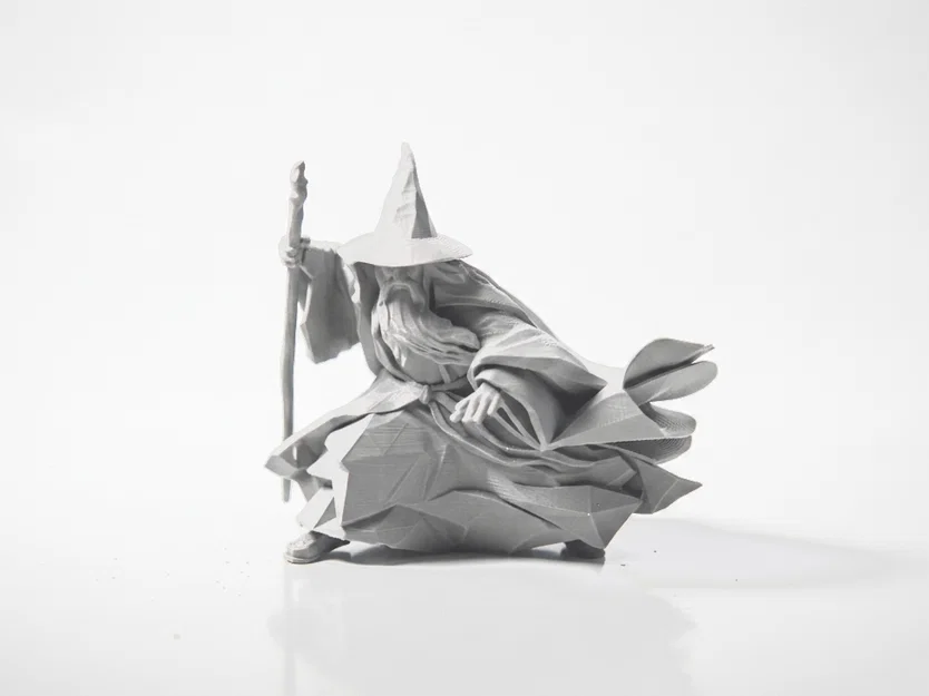 Tượng Geo Gandalf Phù Thủy (Lord of the Rings) 3D Printable STL - Image 1