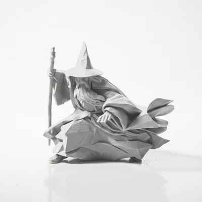 Tượng Geo Gandalf Phù Thủy (Lord of the Rings) 3D Printable STL