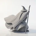 Tượng Geo Gandalf Phù Thủy (Lord of the Rings) 3D Printable STL - Thumbnail 3