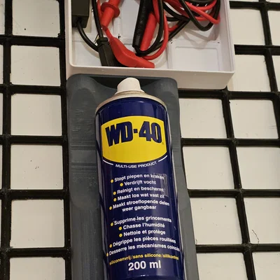 Khay Gridfinity Ngang Cho Lon WD-40 200ml (Horizontal Gridfinity WD-40 200ml Can Holder)
