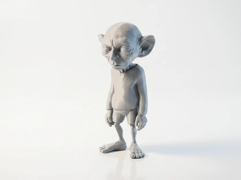 Tượng Gollum (Lord of the Rings) – Mẫu STL In 3D Printable - Image 1