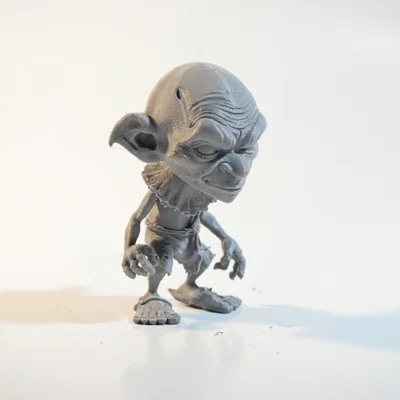 Tượng Gollum (Lord of the Rings) - Mẫu STL 3D Printable