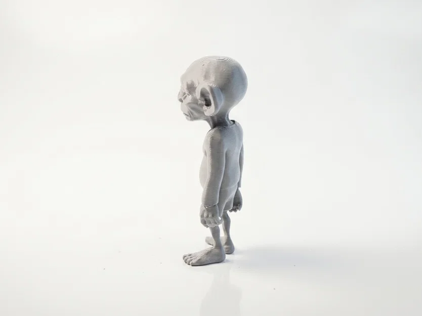 Tượng Gollum (Lord of the Rings) – Mẫu STL In 3D Printable - Image 2